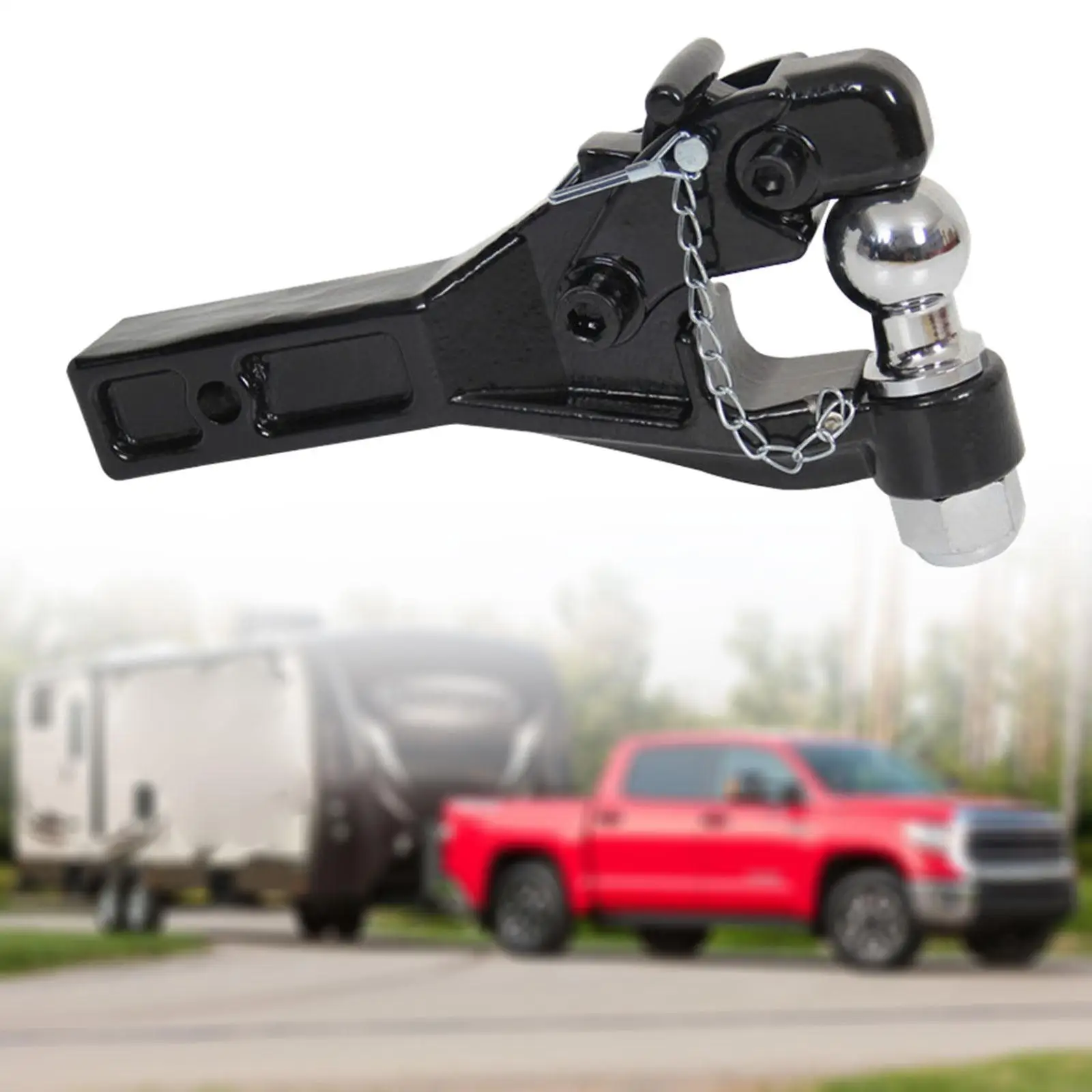 Shackle Hitch Receiver Trailer Hitch Mount and Ball for Trailer Vehicle