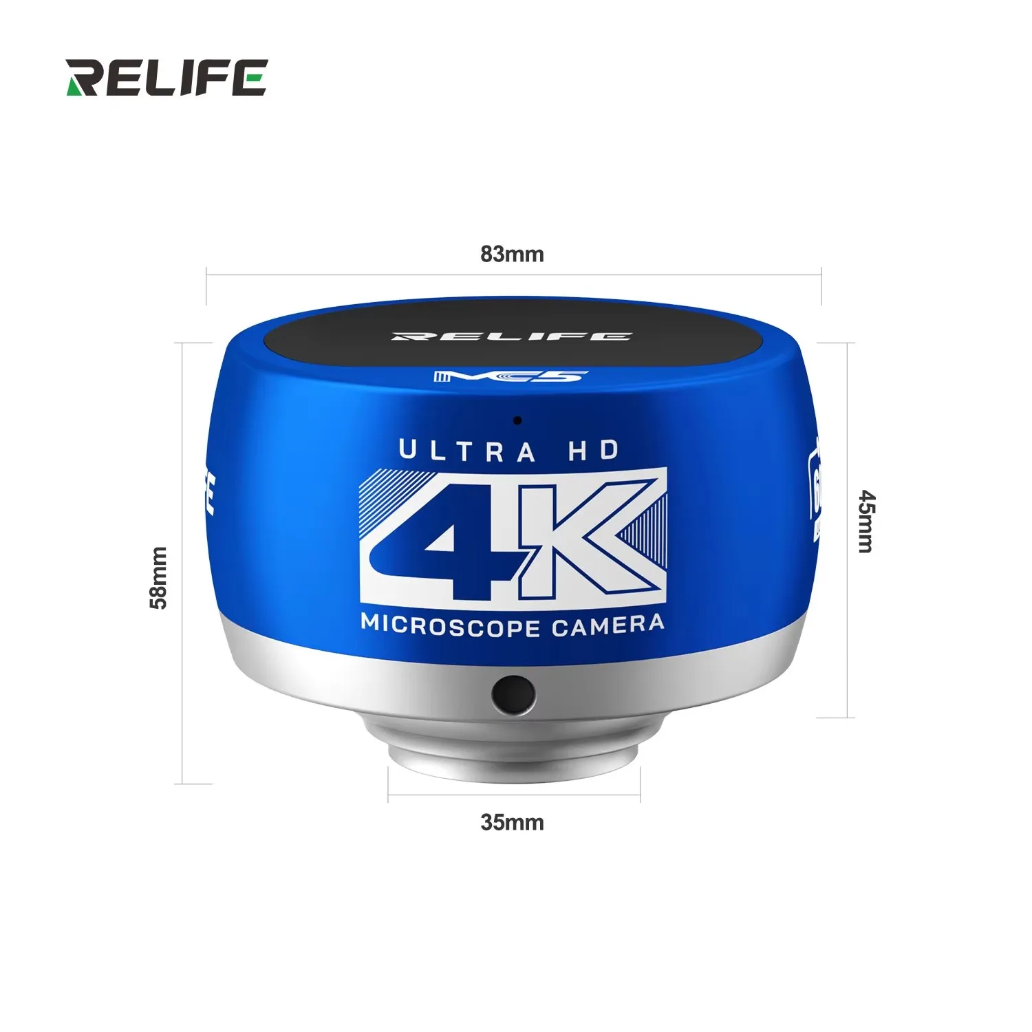RELIFE MC5 4K 60FPS microscope industrial camera, IMX678 sensor HDMI, used for mobile phone motherboard repair
