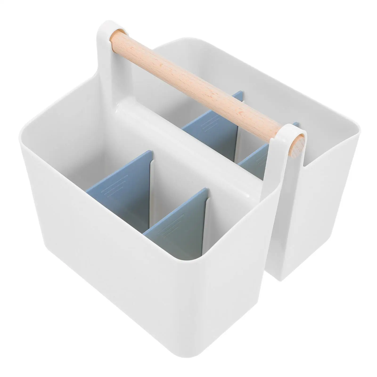 

Wooden Marker Storage Box Supply Organizer Portable Crayon Holder Stationery Container Painting Tool Storage