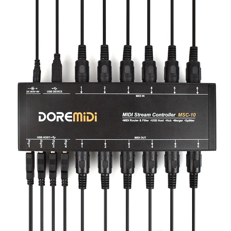 DOREMiDi MIDI Stream Controller  MSC-10 Route and Filter MIDI Messages