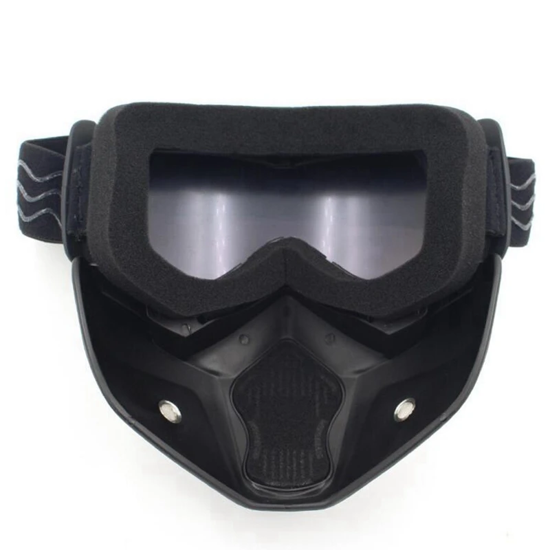 Fietshelm Full Face Anti-Fog Masker Helm Airsoft Full Head Gear Paintball Masker Met Mondfilter Veiligheidsbril Jachtuitrusting