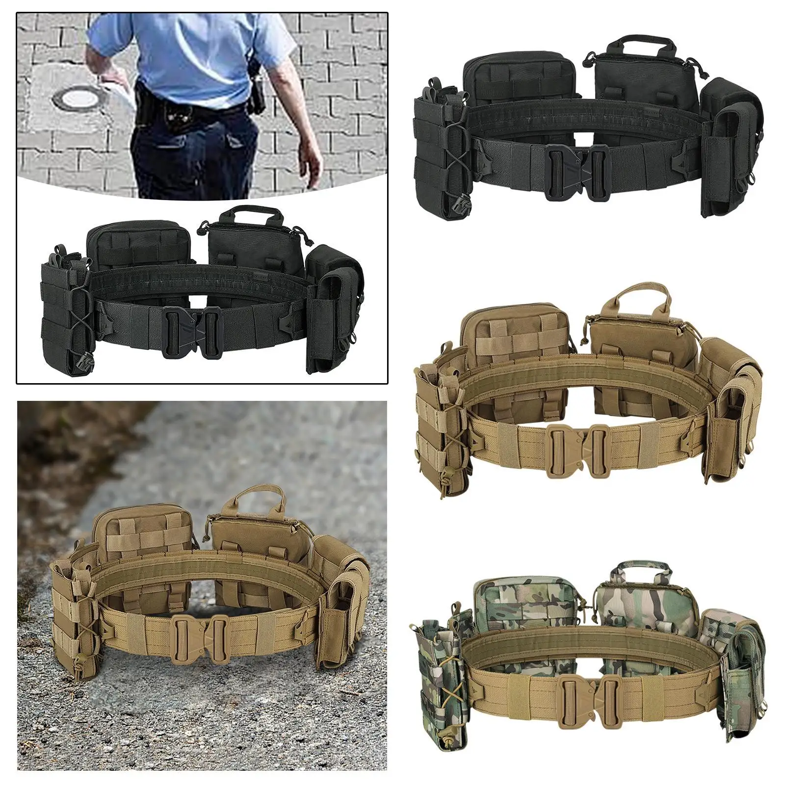 Outdoor Fanny Pack Waist Bag Convenient Design Quick Release Buckle Utility Bag