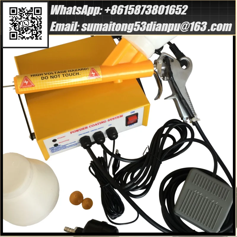 Electrostatic Powder Coating Gun Portable Adjustable Powder Coating Gun System Machinery Painting Machine