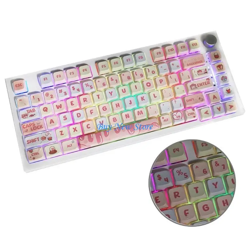 

20ce 133kys сливочные клубничные клавиши xda profile Толст