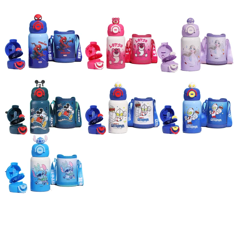 

520ml Disney Collaboration Spider-Man Double-drinking Vacuum Cup 316 Large Capacity, Specifically Designed for School-going Boys