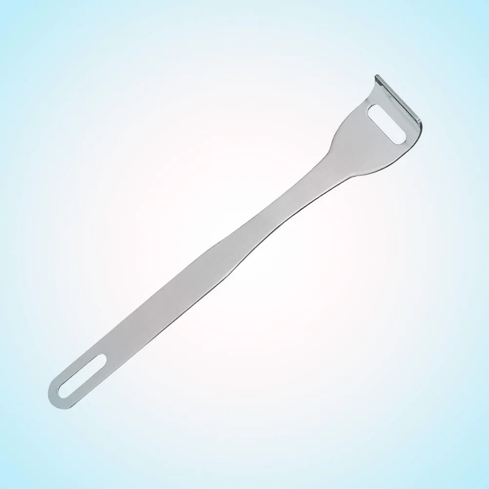 2Pcs Stainless Steel Tongue Scraper Daily Oral Care Tool Removes Bacteria Residue Fights Halitosis Easy Grip Design