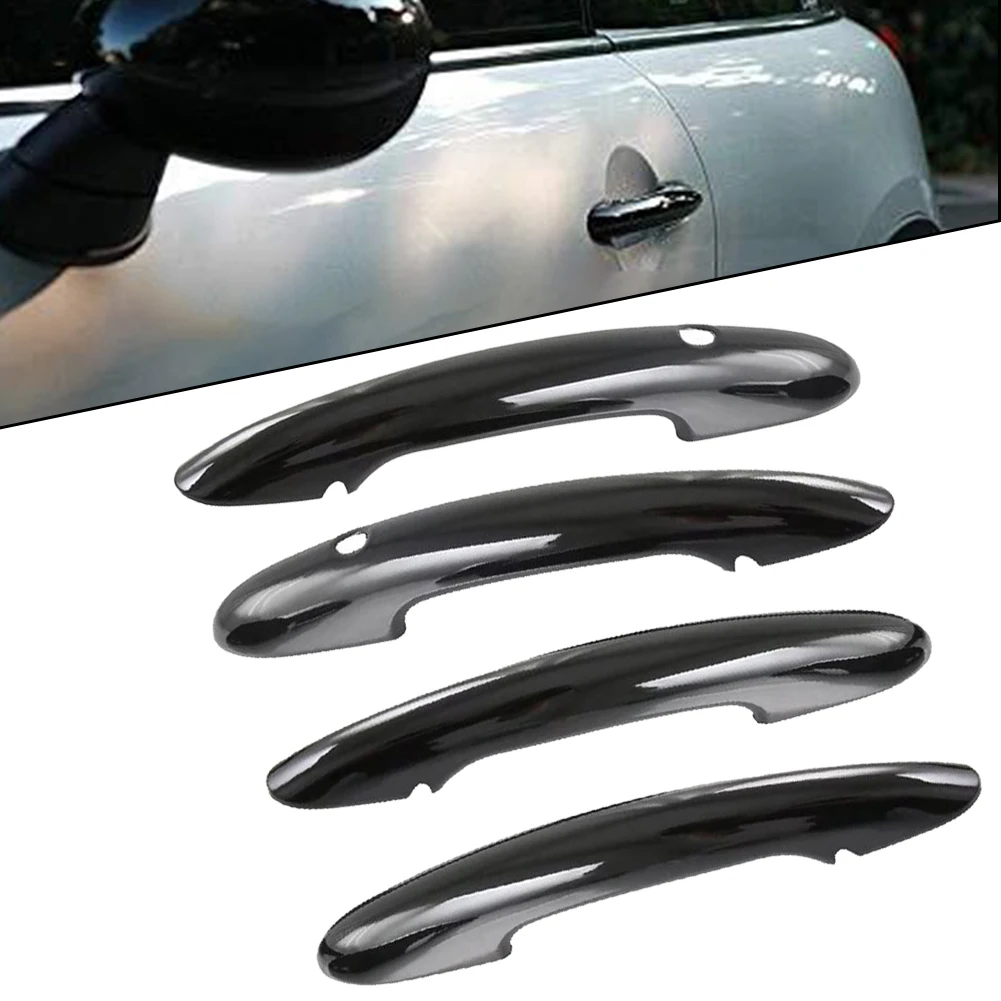 

Gloss Black Handle Cover F55 F60 Door Handle Protector Accessory Gloss Black For MINI Cooper For MINI Countryman