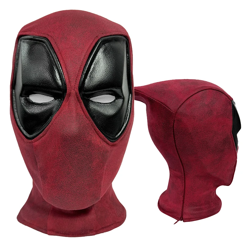 Marvel Deadpool Cosplay Headwear Hat Mask Knitted Headgear Cos-Pooll Halloween Party Outfit Props Adult Character Birthday Gifts