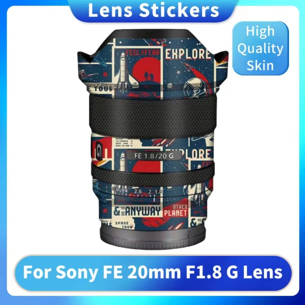 ฟิล์มป้องกันรอยสำหรับ Sony FE 20มม. F1.8ก. (SEL20F18G) แผ่นติดสติ๊กเกอร์เลนส์กล้องถ่ายรูปกันรอยขีดข่วนที่คลุมป้องกันร่างกาย