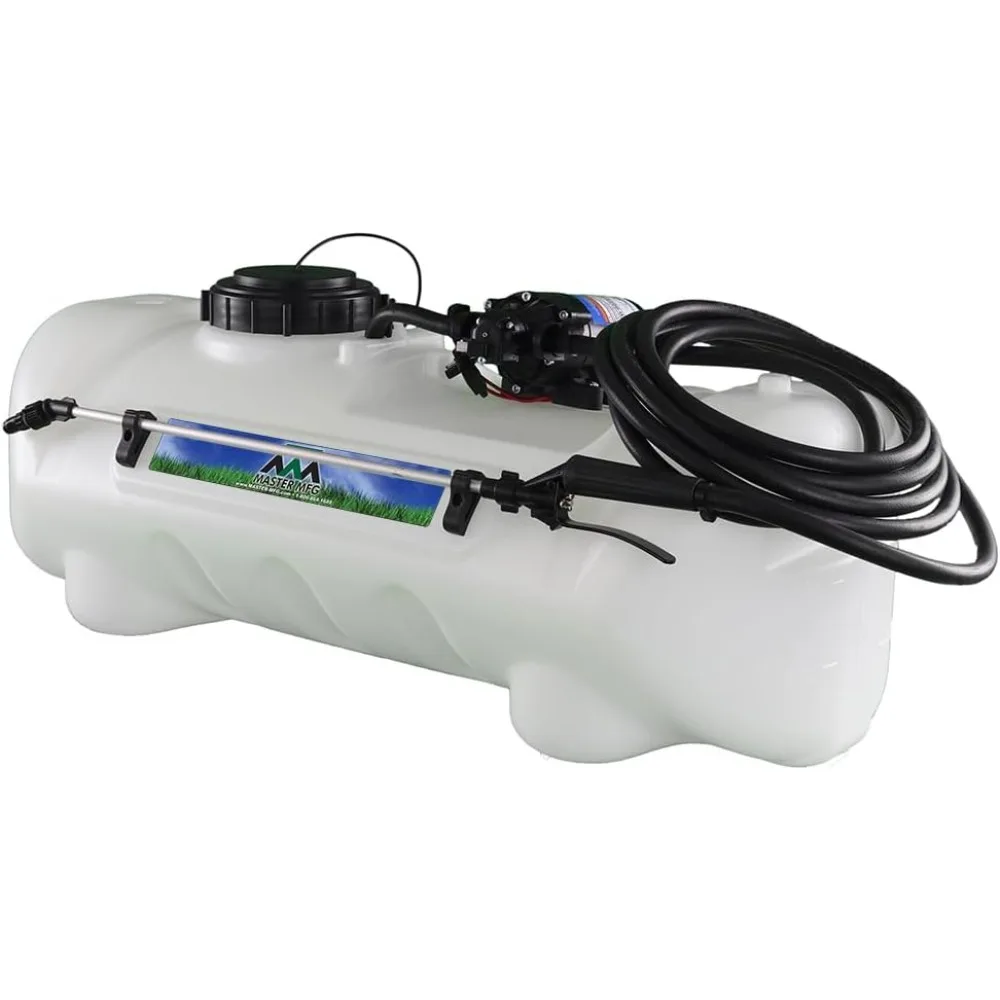 Pulverizador puntual UTV y ATV de 15 galones de capacidad con caudal de 2,2 GPM y presión máxima de 70 PSI