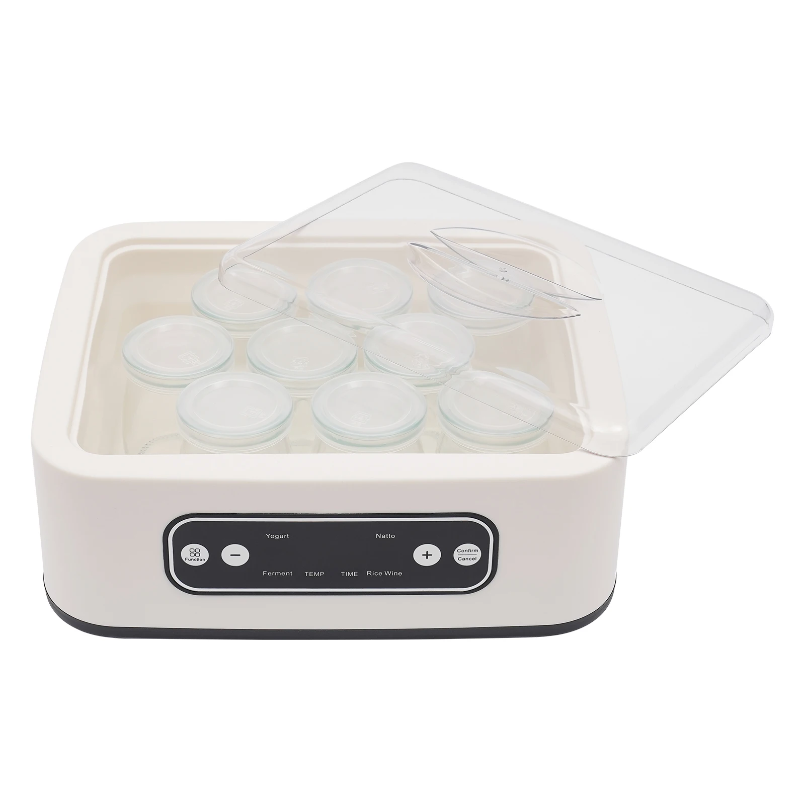 

304 Stainless Steel 1.6L Electric Yogurt Maker 3-in-1 for Yogurt/Natto/Rice Wine with US Plug, 20W Energy-Saving, Easy Clean