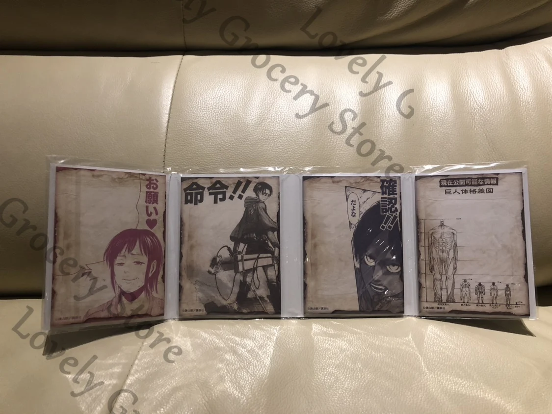 Anime Attack on Titan Levi Ackerman Ataque A Los Titanes Armin Arlert Shingeki No Kyojin Cosplay Memo Pad Sticky Note Xmas Gift