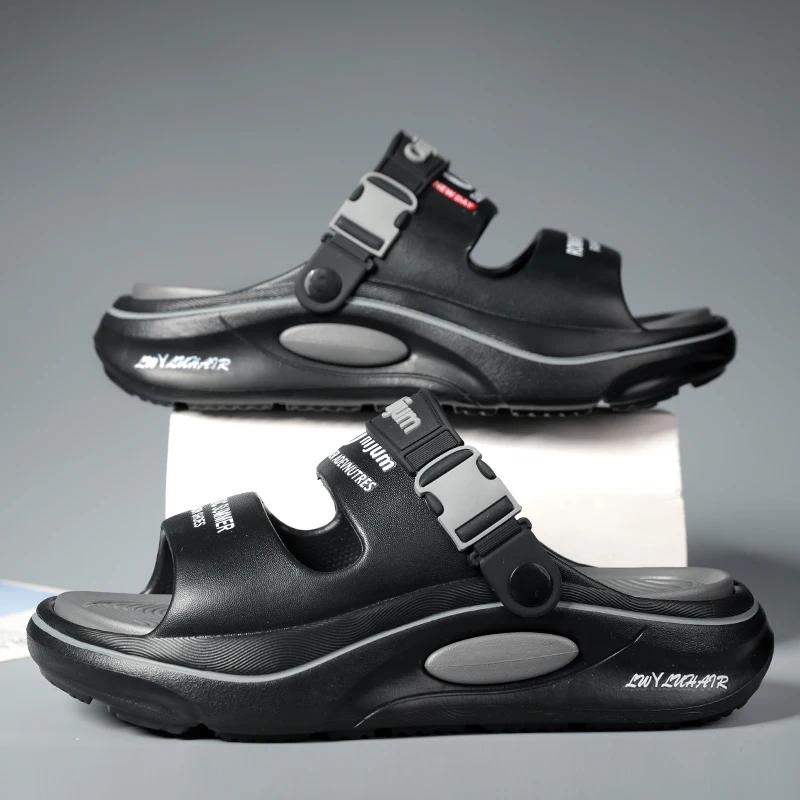 

Summer Men's Outdoor Sandals Slippers Beach Thick Soft Clogs Comfortable Slides Men Casual Garden Shoes Men Women Beach Sandals