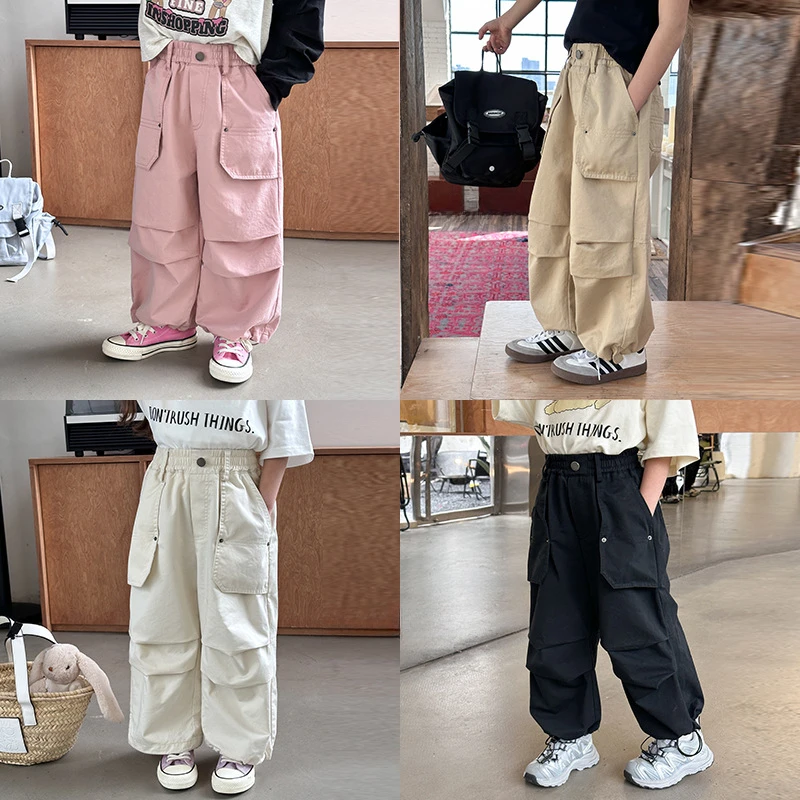 Pants for Boys Casual Workwear Pants Closed Long Pants Trend Kids Clothes Legging Porno Niñas 13 Años Ropa De Niñas 2 A 8 Años