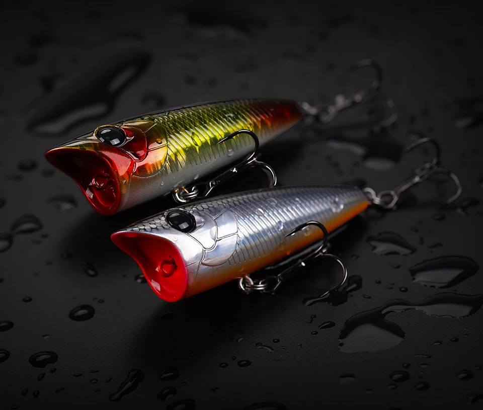 TSURINOYA 70F Popper Angelköder RIPPLE 70mm 12g Topwater Harter Köder für Bass Pike Long Casting Floating Wobble Surface Modell – Detail 12