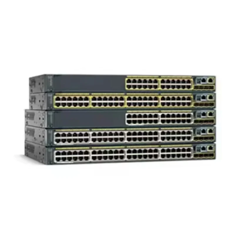 Gigabit Camada 2 Rede Switches, WS-C2960S-24TS-S 24 Porto, 10 100 1000M, WS-C2960S-24TS-S