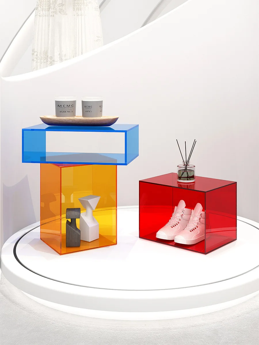 Clothing store acrylic transparent display stand, water table display stand, window display props