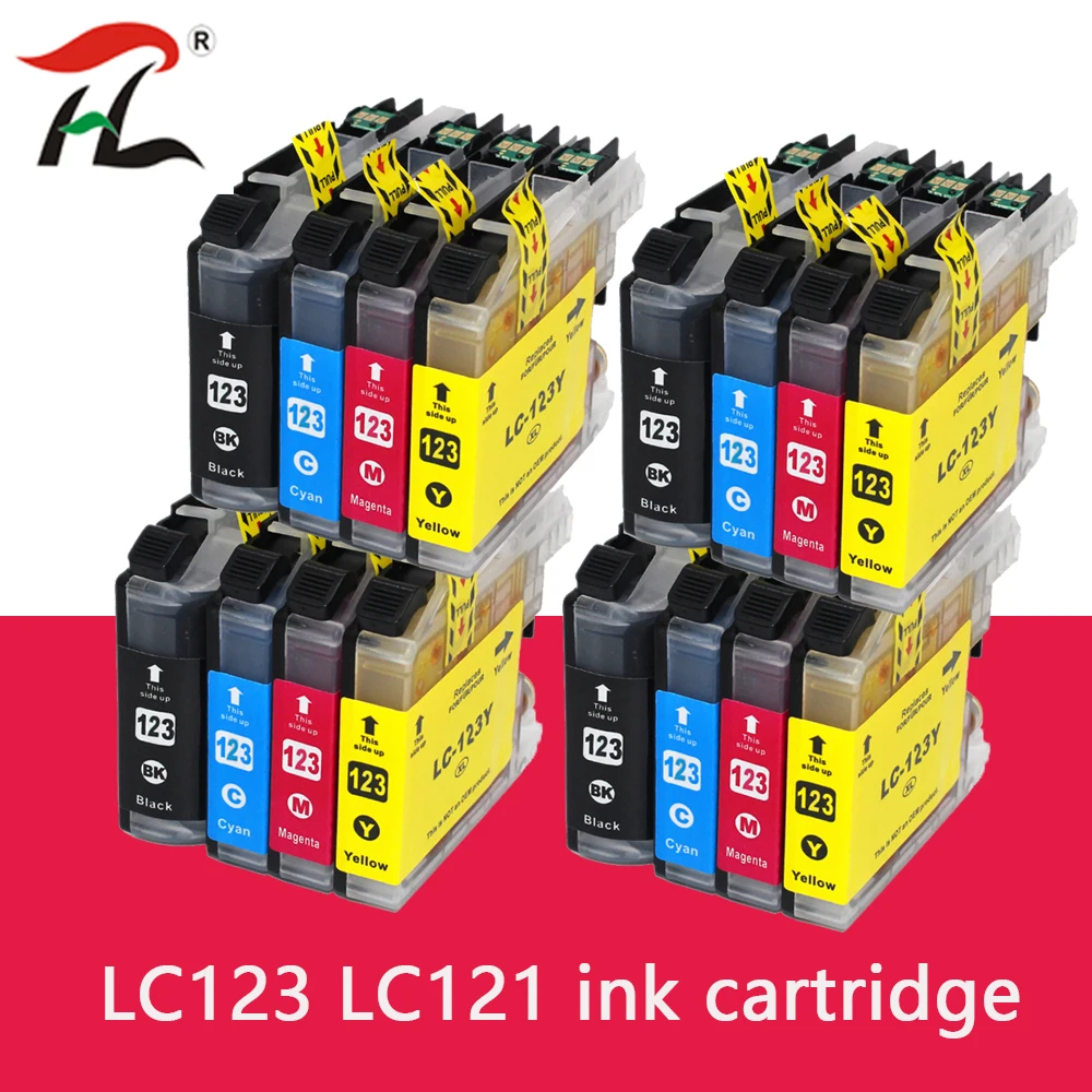 プリンター用インクカートリッジlc123,互換性,ブラザーDCP-J552DW,j752dw,j132w,j152w,j172w,MFC-J470DW,j650dw,j870dw