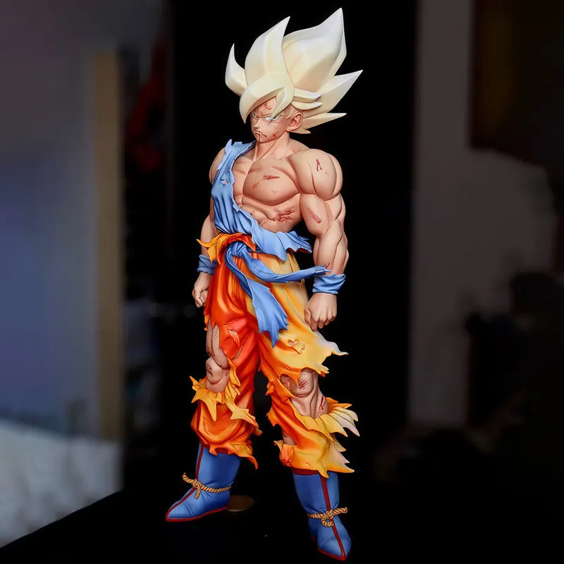 

Dragon Ball Super Saiyan Unlimited Initial Super Battle Damage Sun Wukong Gk Handmade Statue Model Ornament Surrounding Gifts