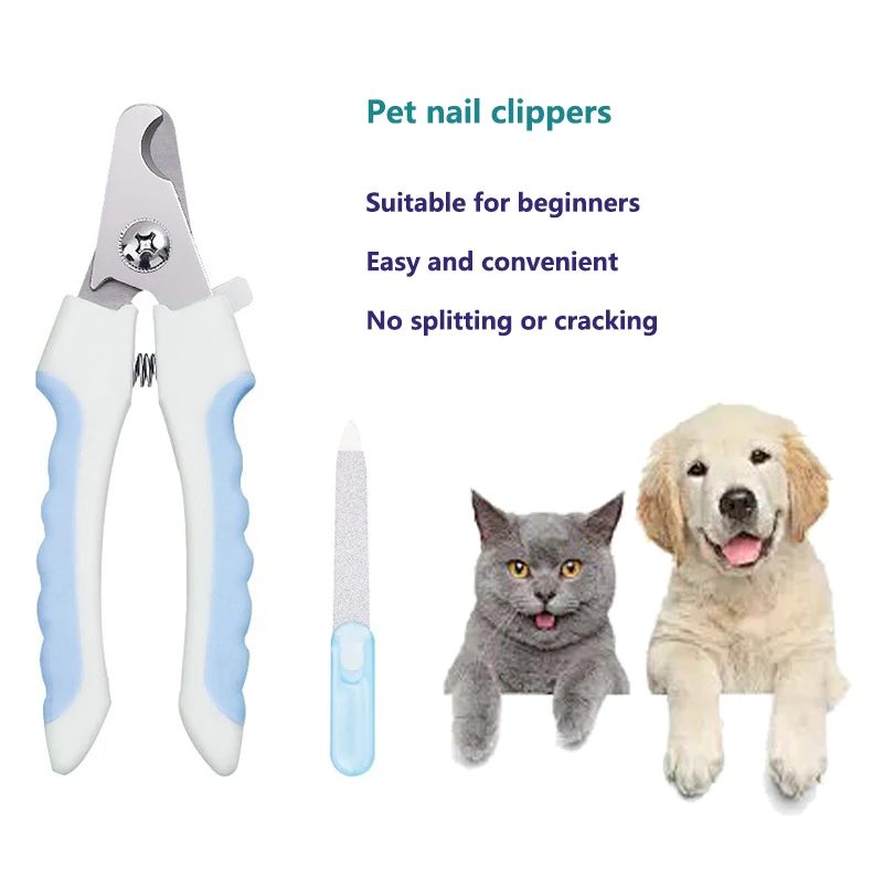 

Pet Cat Dog Nail Clipper Cutter with Sickle Stainless Steel Grooming Scissors Clippers for Pet Claws Dog Supplies Professional