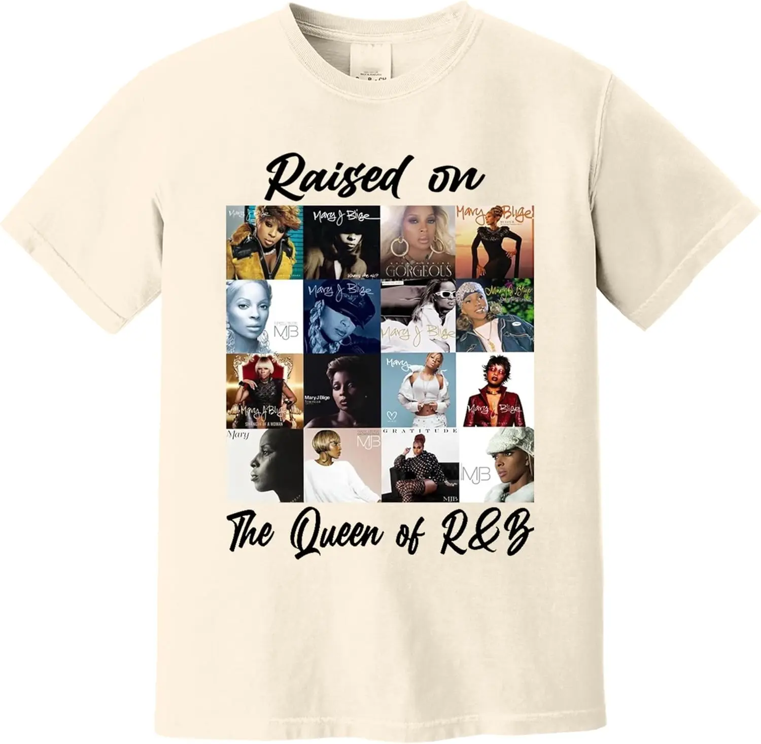 

Рубашка Мэри Дже, обложка альбома, коллаж, винтажная футболка с рисунком рэпера, рэп, хип-хоп, концерт, Y2K, уличная одежда для мужчин и женщин, черная