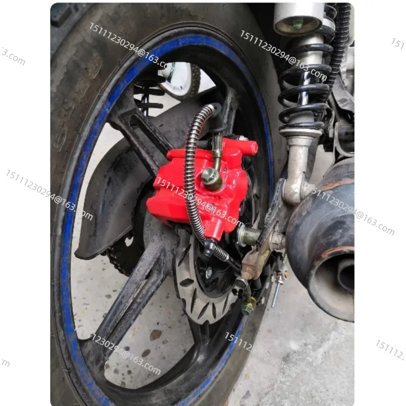 125/150/250 Motorcycle Drum to Disc Brake Conversion Kit Rear Disc Brake System Caliper Rotor Master Cylinder Set