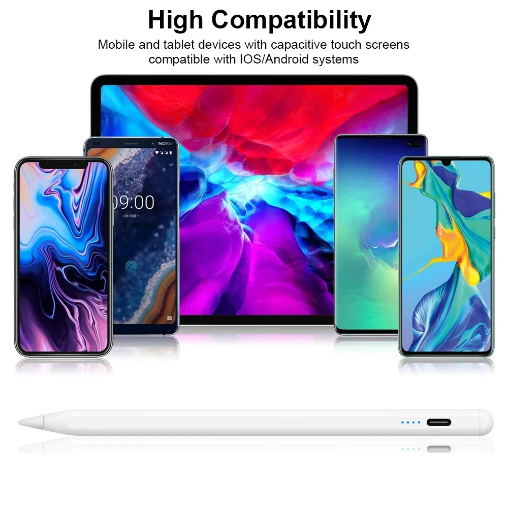 Universal Stylus Pen For Xiaomi Huawei Lenovo iPhone iPad Tablets Phones Stylus Pencil For iOS Android Rechargeable Touch Pen