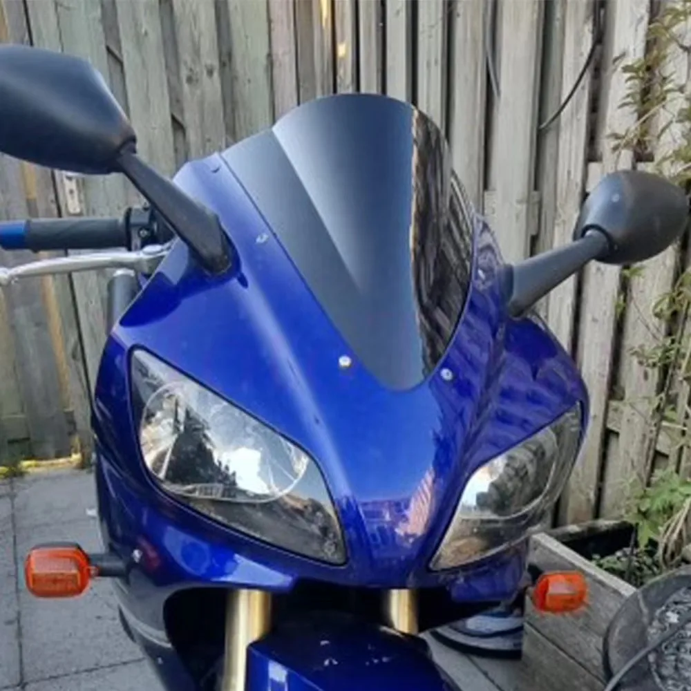 For Yamaha R1 YZF 1000 YZF-R1 1998 1999 Motorcycle Screen Double Bubble Windshield Deflector Protector WindScreen YZFR1