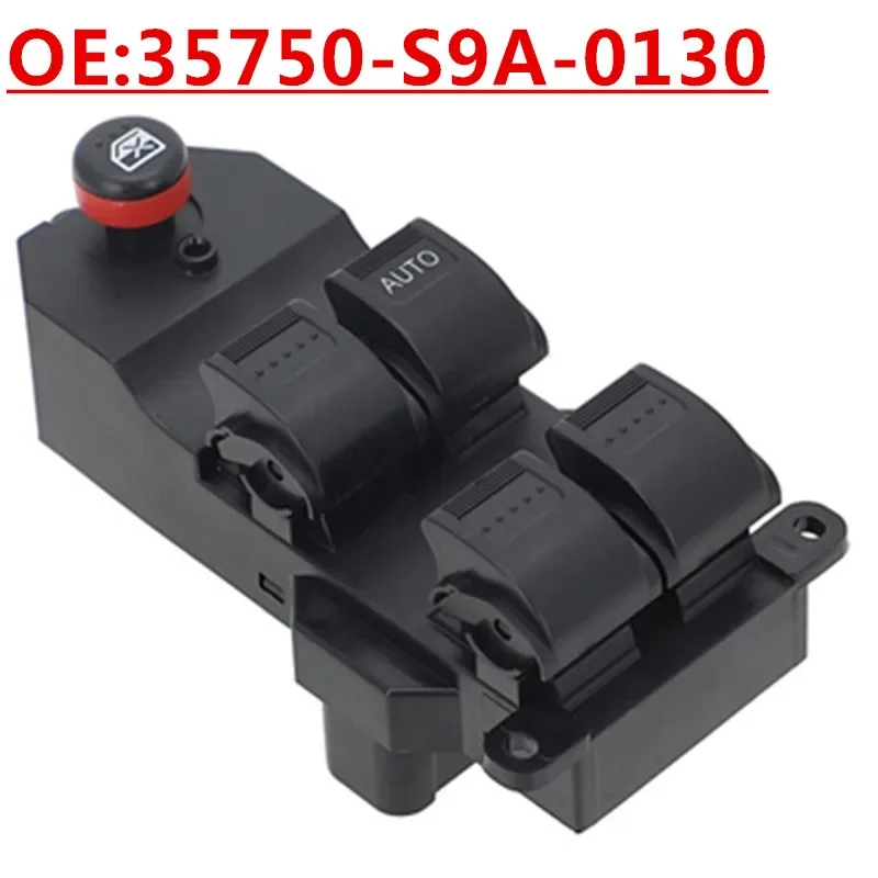 NewOE:35750-S9A-0130 Right Drive Power Window Master Control Switch For Honda Fit