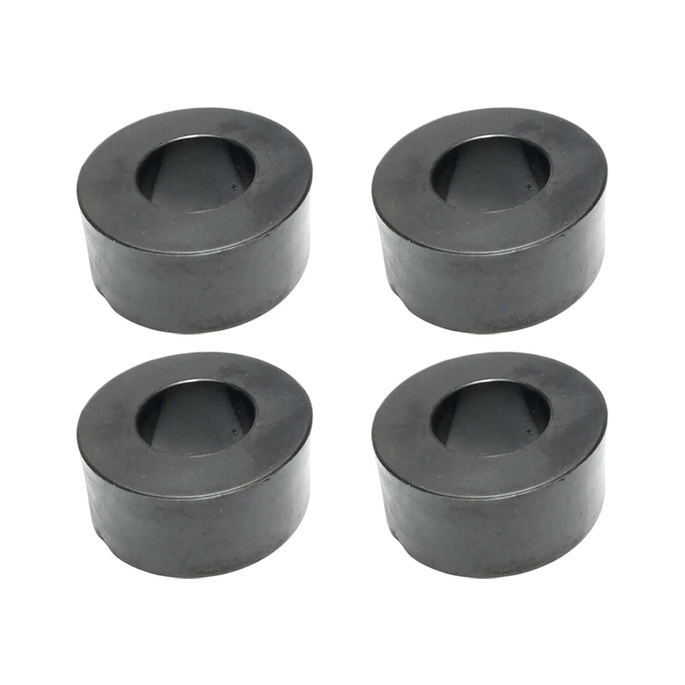 4Pcs Weight Plate Spacers Barbell Guide Rods Shock-absorbing Rubber Washers Weight Plate Spacers Fitness Equipment Accessories