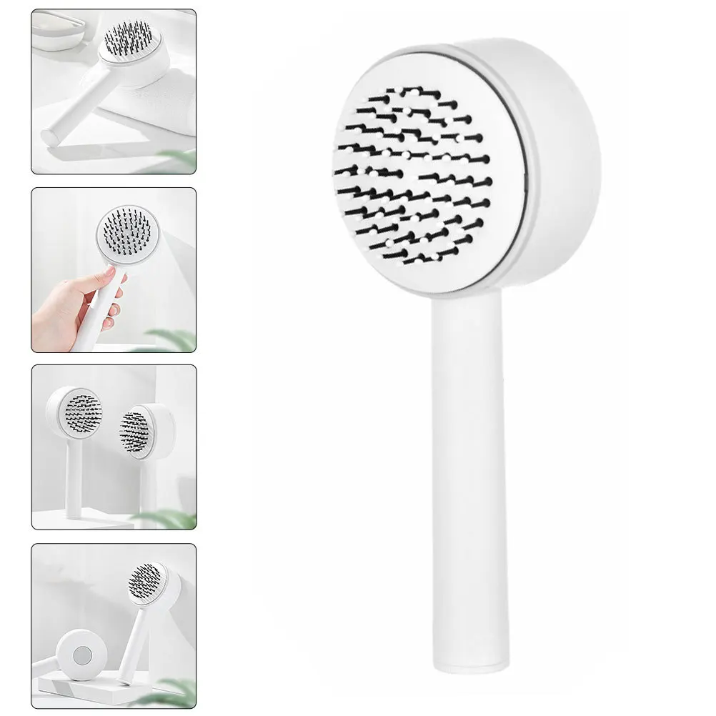 

Массажная расческа Mikinona для выпрямления волос, легкая влажная и сухая щетка, портативный инструмент для ухода за кожей головы для всех типов волос