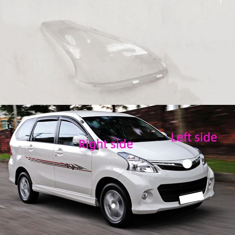 For TOYOTA Avanza 2012 2013 2014 Car Headlight Shell Headlamp Lens Cover Replace Lamp Shade Headlamp Glass
