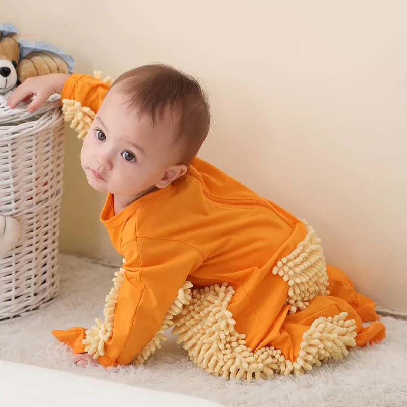 Mopping Crawling Suit Anti-Dirt Jumpsuit Floor Cleaning Crawling Suit