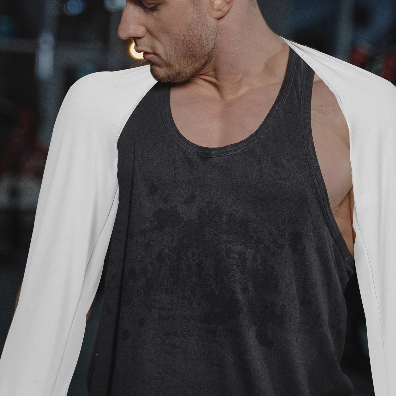 شال رياضي خارجي للحماية من الأشعة فوق البنفسجية، أكمام ذراع تبريد للنساء لركوب الدراجات والجولف وأكمام شال للذراع للنساء