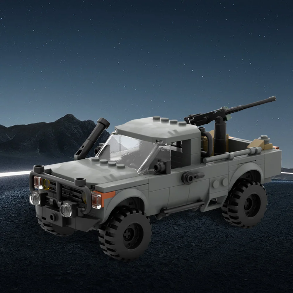 

MOC Special Operations Forces Technical Armed Car Building Blocks Model Military Armed Car Bricks Assembly Toys Kids DIY Gifts