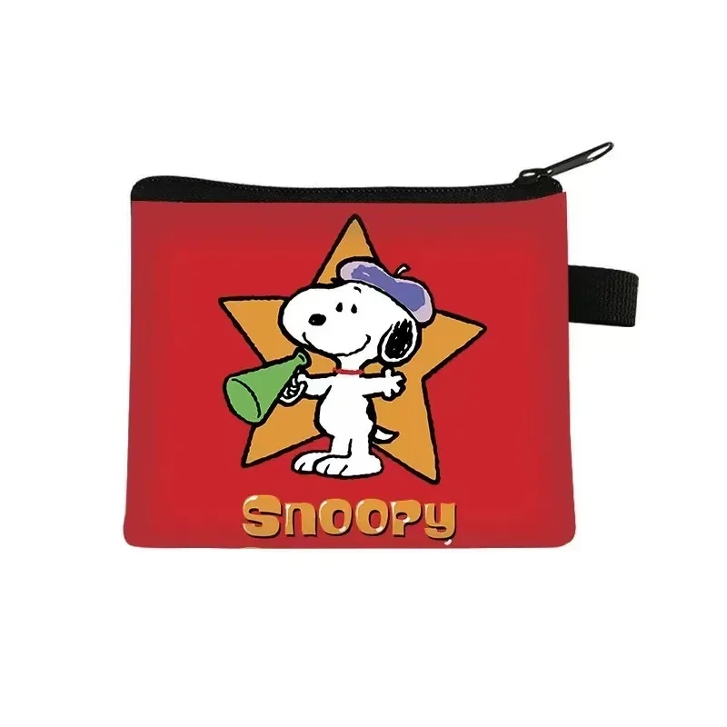 New Snoopy Anime Wallet Cartoon Japanese Coin Purse Student Fashion Card Holder Bags Portable Money Clip Kid Birthday Gifts