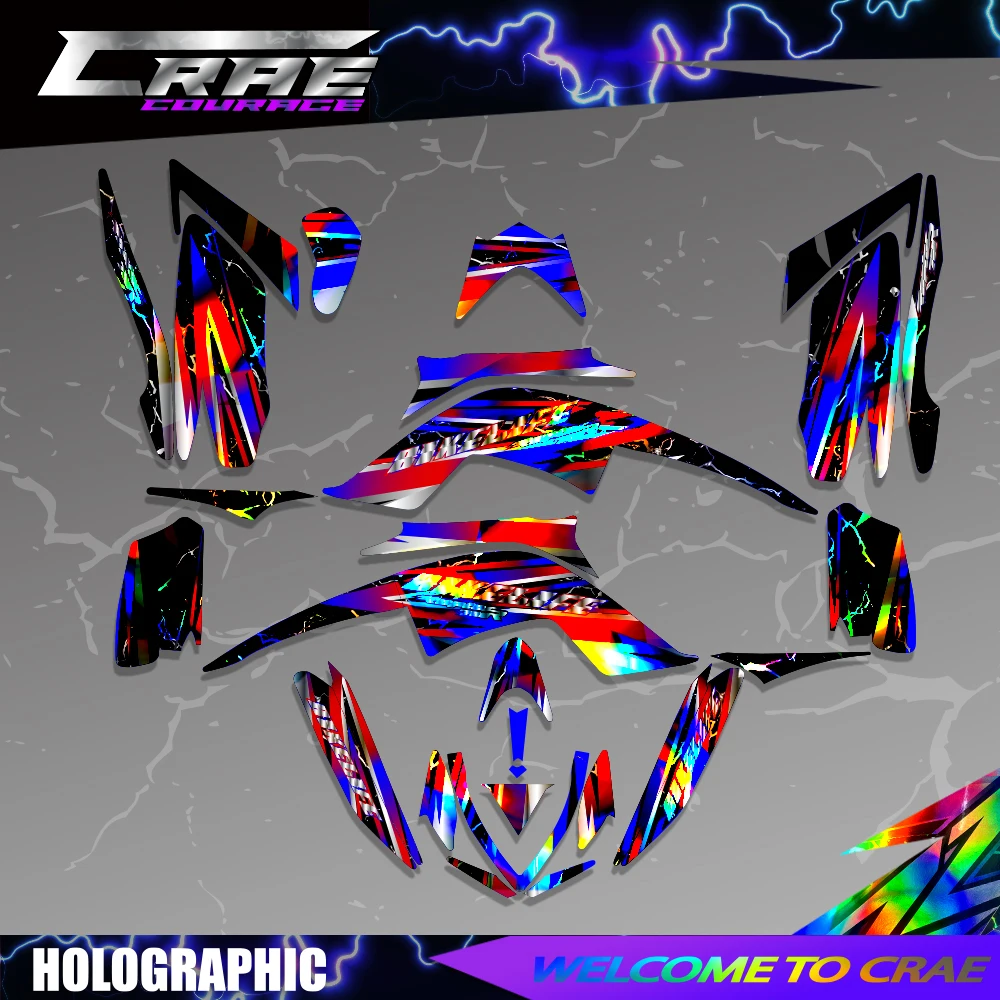 

Graphics Background Decals Sticker Kit For Yamaha 2013-2023 2014 2015 2016 2017 2018 2019 2020 Raptor 700 YFM 700 ATV Customize