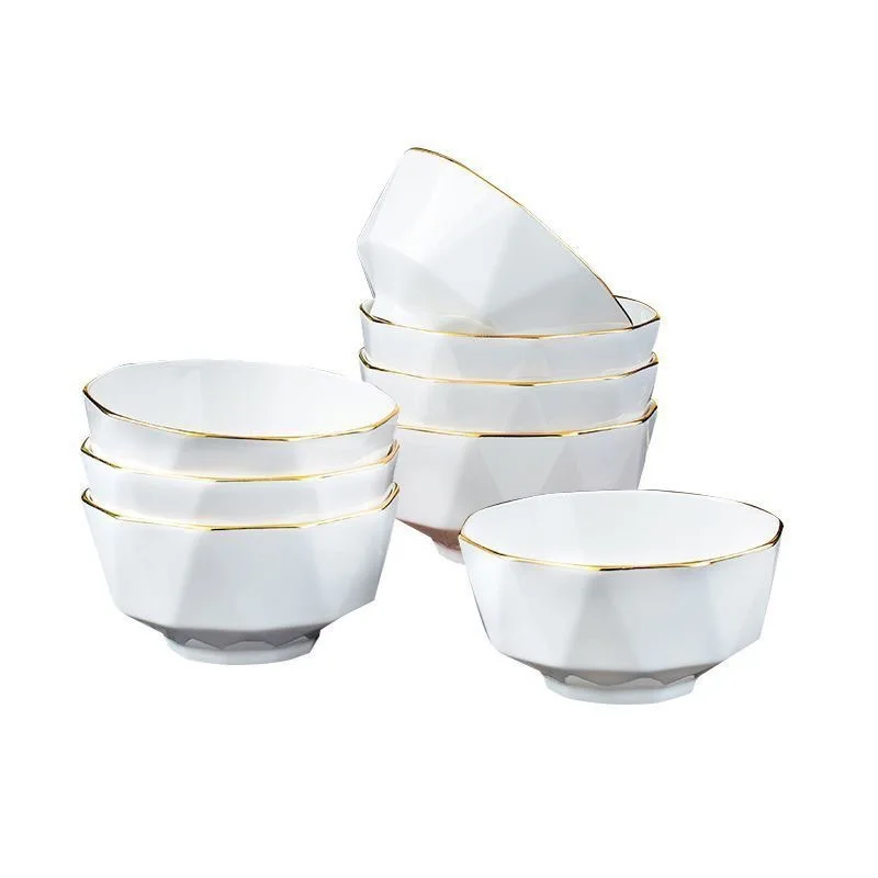 

Set household full set of high-end light luxury housewarming tableware set