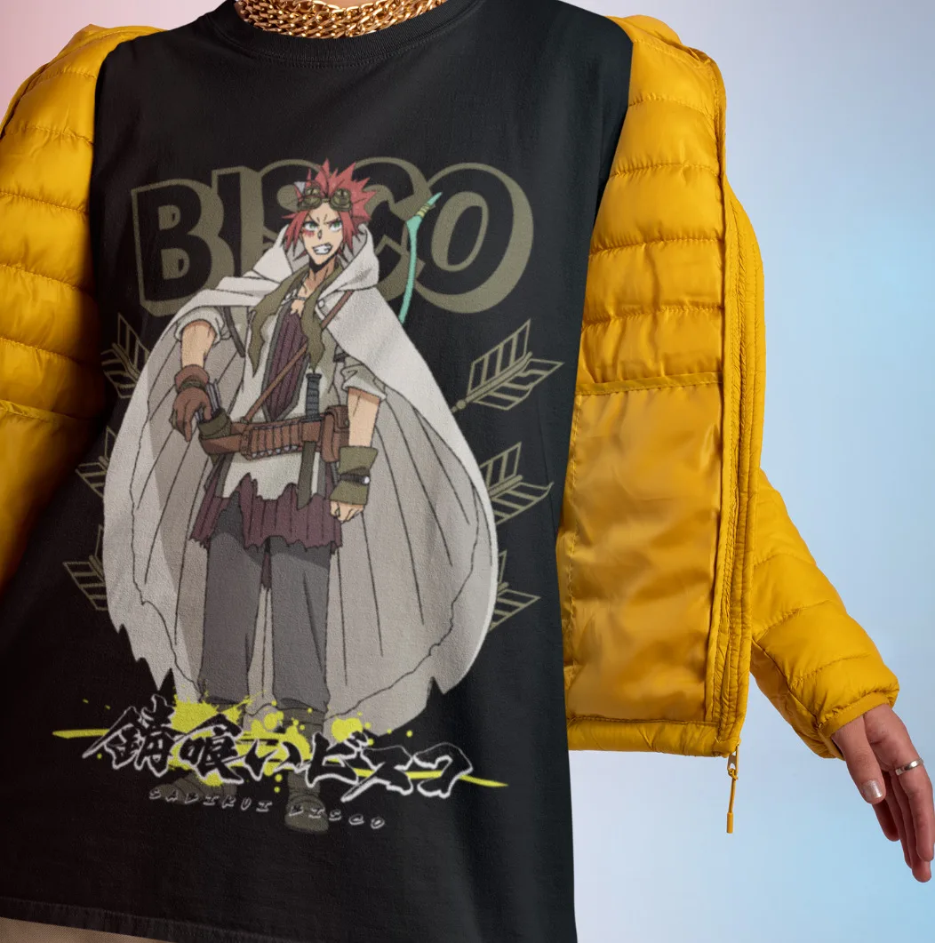 

Sabikui Bisco Shirt Akaboshi Tshirt Rust Eater Tee Milo Anime T-Shirt Manga Unis