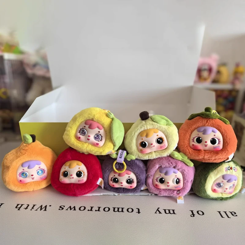 

Samuel Really Heartbeat Plush Blind Box Series Fruit Style Fun Toy Kawaii Backpack Pendant Keychain Mysterious Box Creative Gift