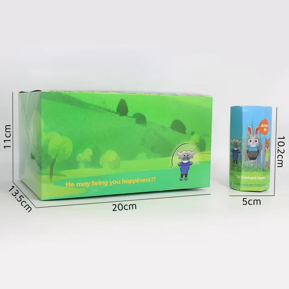 Neue 12 stücke Verrückte Tier Stadt Nick Wilde Judy Hopps Blind Box Spielzeug Anime Figur Neue Desktop Dekorationen kinder geschenke