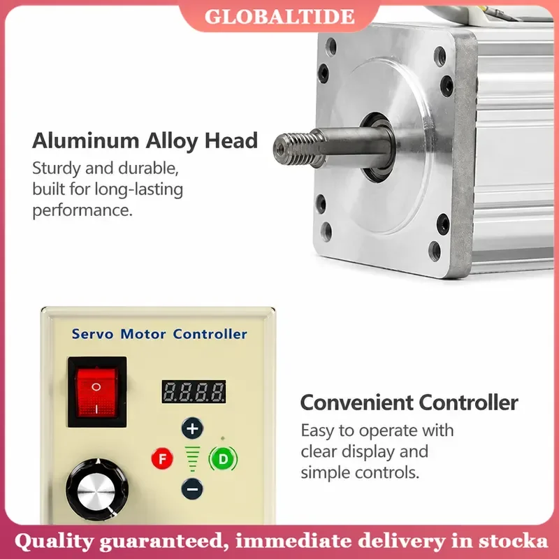 550W 750W Brushless Servo Motor Control Set 220V 110V Knob Speed Adjustment for Belt Sander Woodworking Machinery Lathe