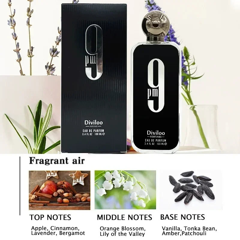 100ML Original Mens Arabes Perfume Long-lasting Fragrance Body Spray Cologne Pheromone Beauty Health Mini Strong Holiday Gift