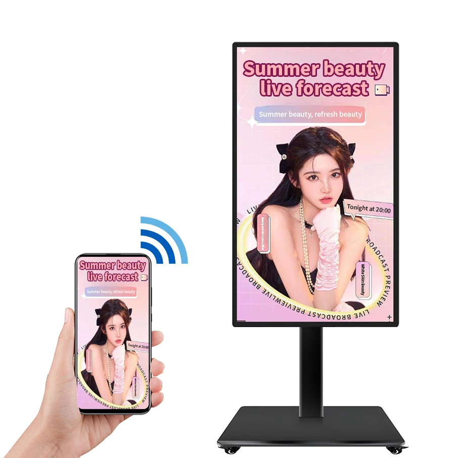 

Высококачественное универсальное оборудование для прямой трансляции 4K, управляемый мобильным/компьютером, киоск с подвижным сенсорным экраном, поставщик внутреннего использования