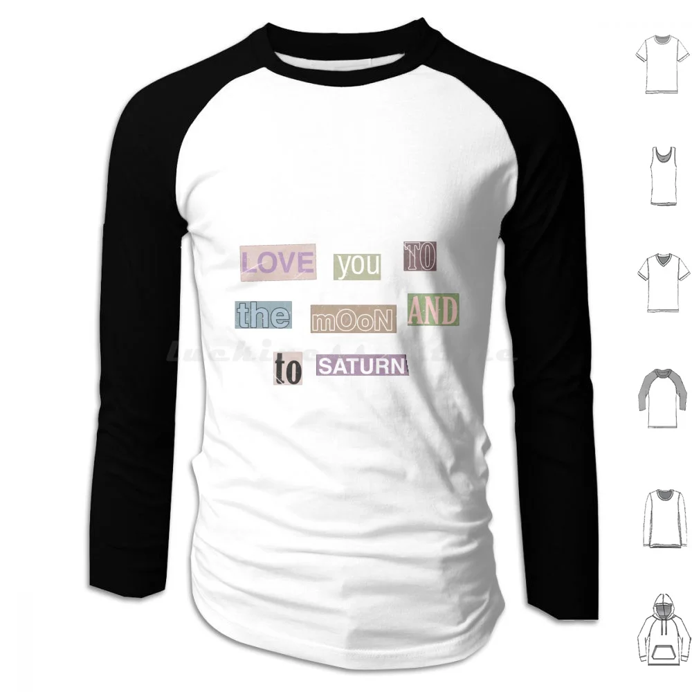 Seven Lyrics Design Hoodies Long Sleeve Seven Tswift Loveyoutothemoonandtosaturn 1989 Trending Evermore Folklore