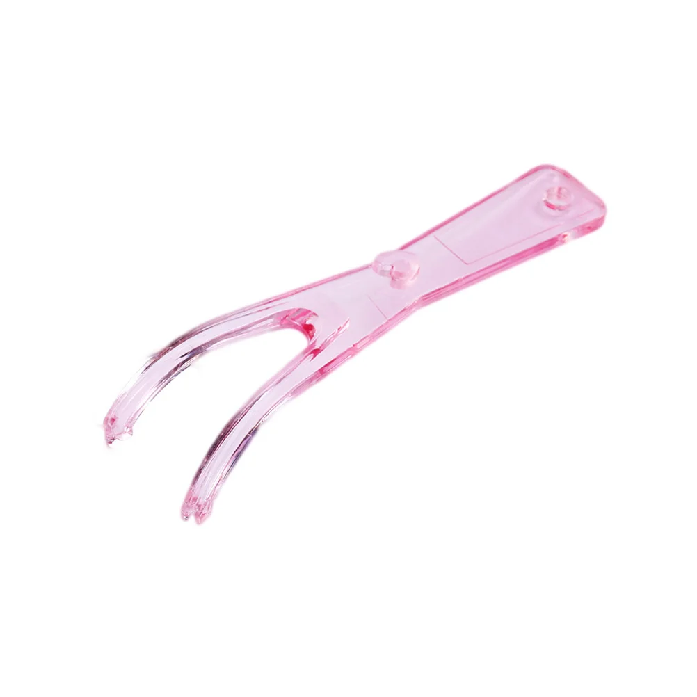 Replaceable Dental Floss Holder Aid Oral Picks Teeth Care Interdental Convenient Durable Teeth (Pink)