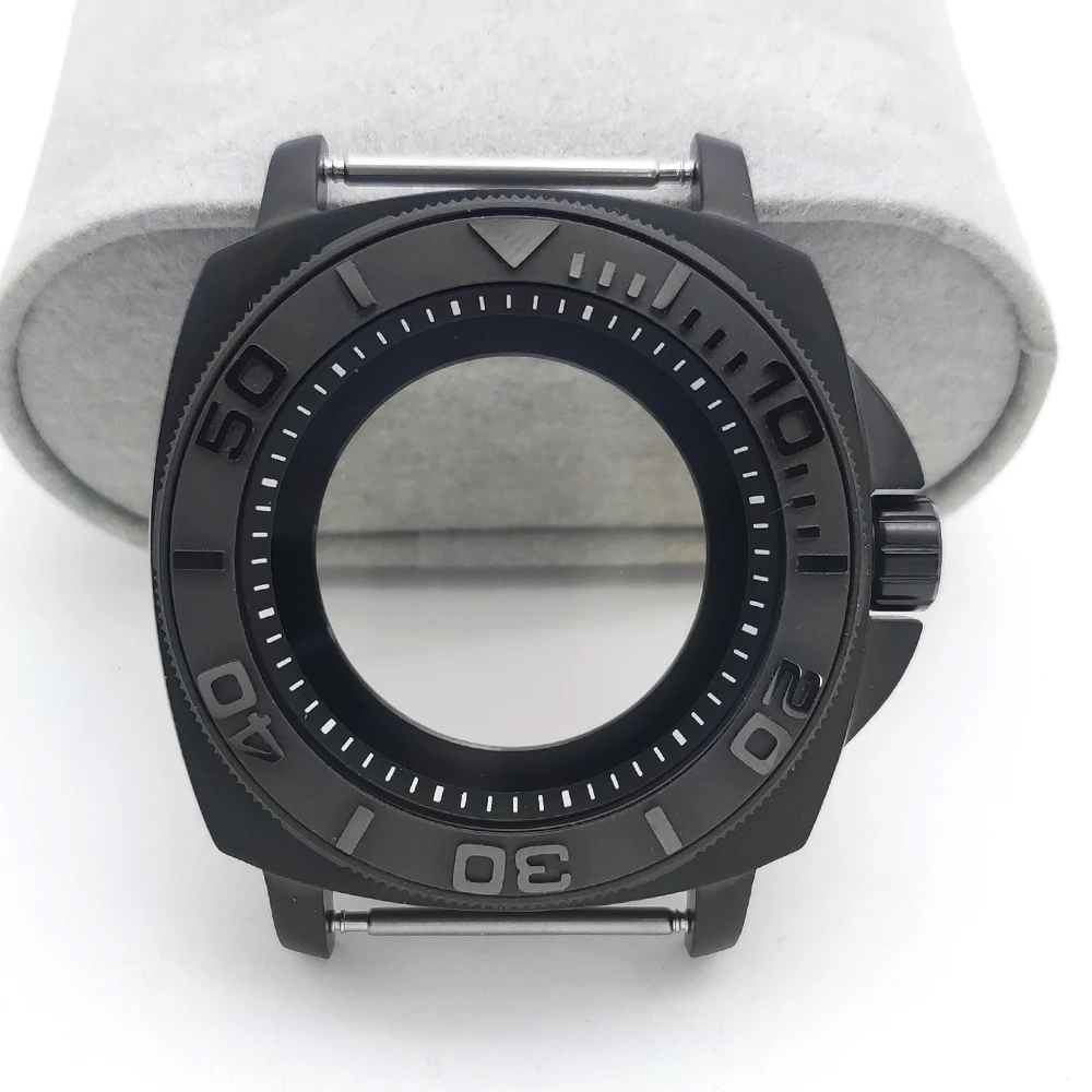 42MM Men's Automatic Watch Case Water-resistant steel Case With Sapphire Crystal Compatible With NH35 NH34 NH36 NH70 Movement