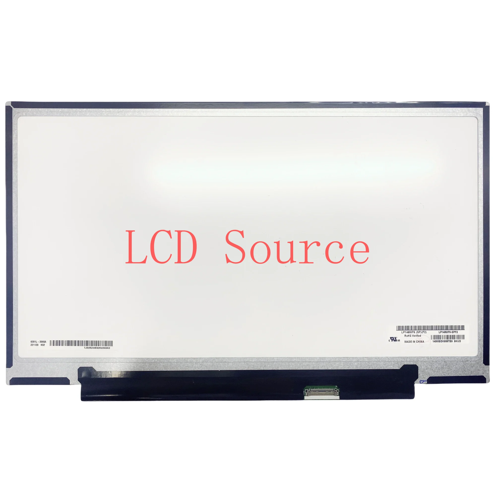 لوحة عرض بديلة للكمبيوتر المحمول ، شاشة LCD ، مصفوفة للاستبدال ، LP140WF6 ، SPF2 ، 14 in ، من من من من ، من نوع x ay IPS ، 30 دبابيس