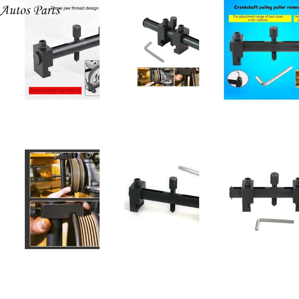 

57BA Crankshaft Pulley Remover Puller Tool Power Steering Pulley Removal Tool Crankshaft Pulley Removal Tool Adjustable
