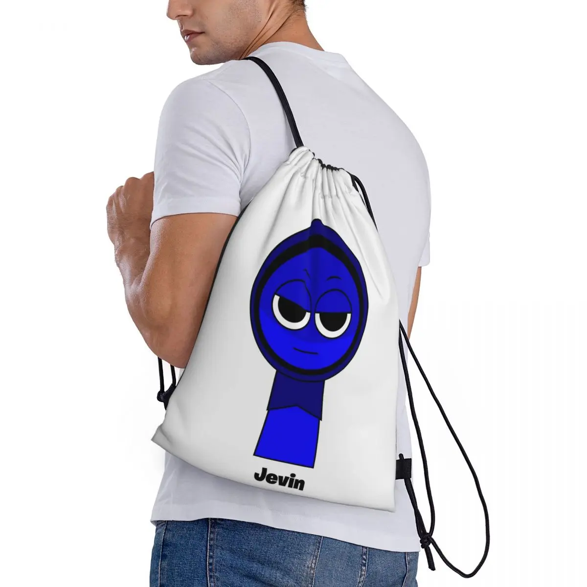 

Jevin Sprunki Backpacks Casual Drawstring Bags Sports Bag Book Bags for Travel School